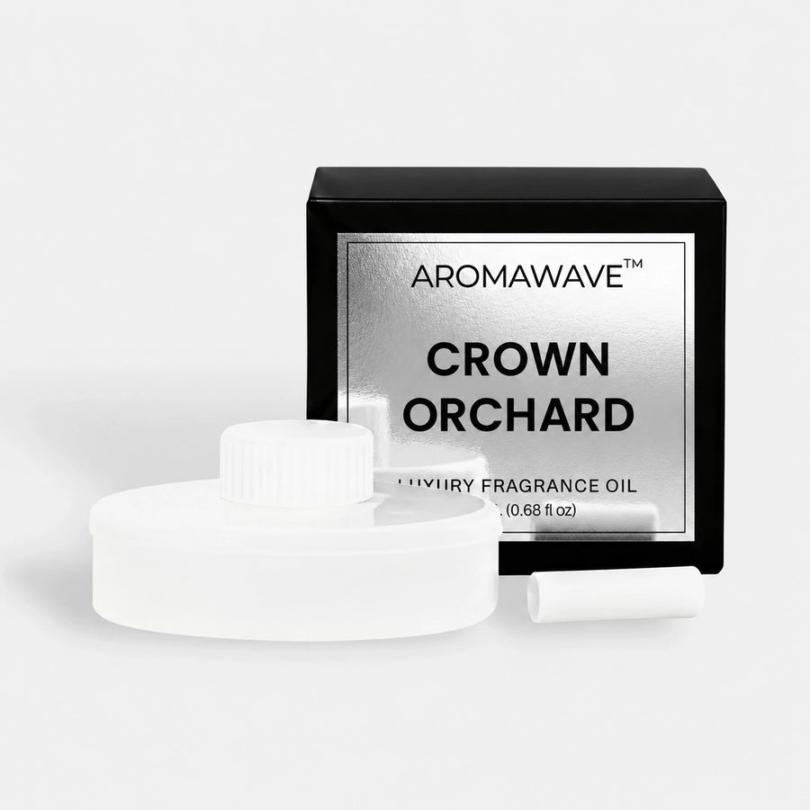 Aromawave Crown Orchard 20 mL car fragrance oil close-up