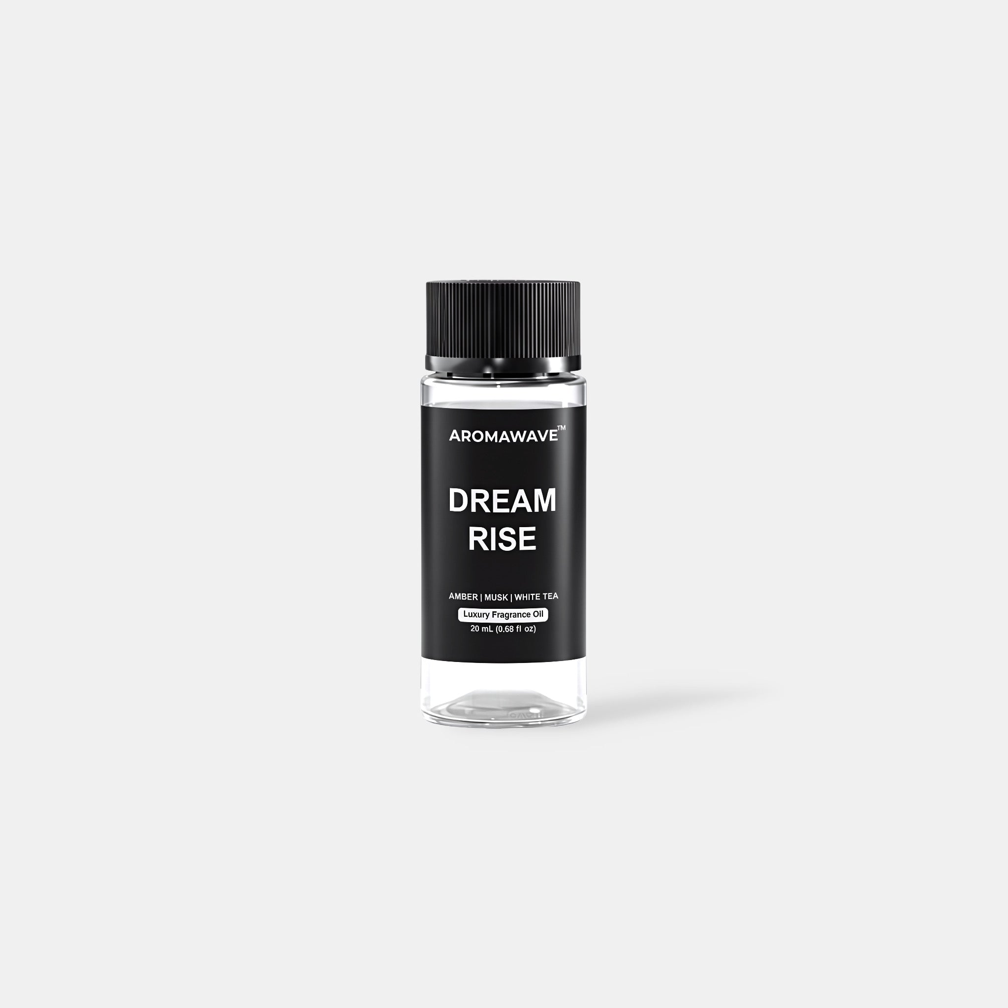 Dream Rise 20ml luxury fragrance oil by Aromawave crafted for waterless diffusers with a calming long-lasting scent.