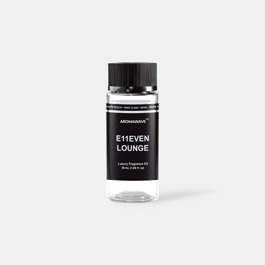 E11even Lounge 50ml premium fragrance oil by Aromawave designed for heatless cold air diffusion with refined aroma.