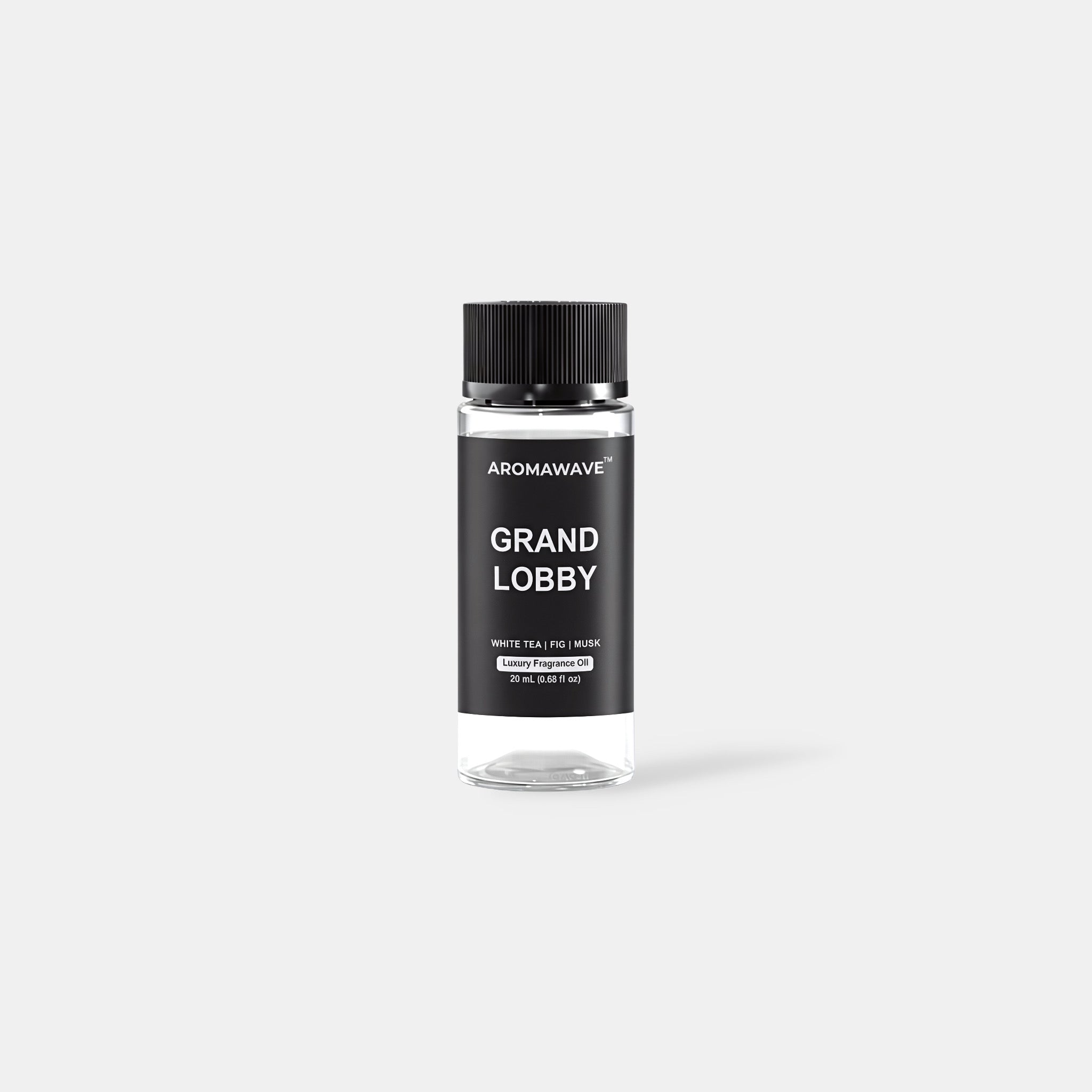 Grand Lobby 20ml luxury fragrance oil by Aromawave crafted for waterless diffusers with a clean elegant scent.