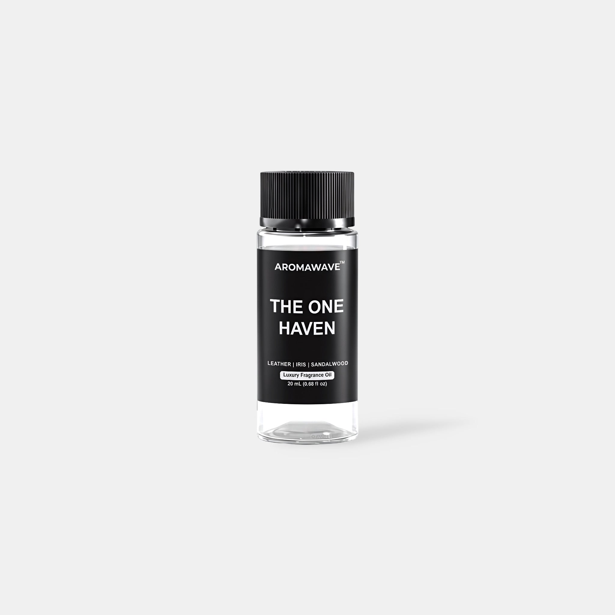 The One Haven 20ml luxury fragrance oil by Aromawave crafted for waterless diffusers with a calm refined scent.