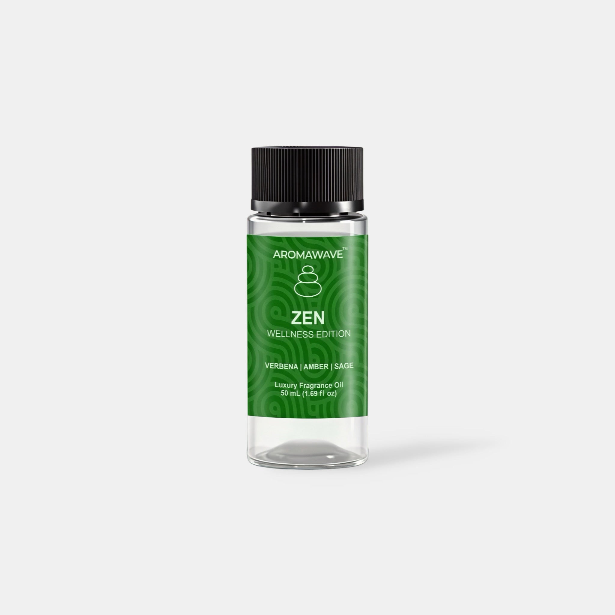 Aromawave Zen Fragrance Oil 50ml luxury diffuser oil with bergamot lemon and herbal notes designed for cold air scent diffusers