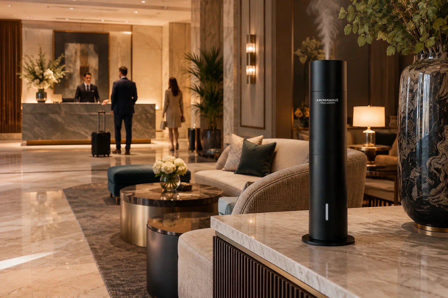 Hotel lobby scenting Australia. Aromawave cold air scent diffuser guide for boutique hotels B&Bs and Australian accommodation venues