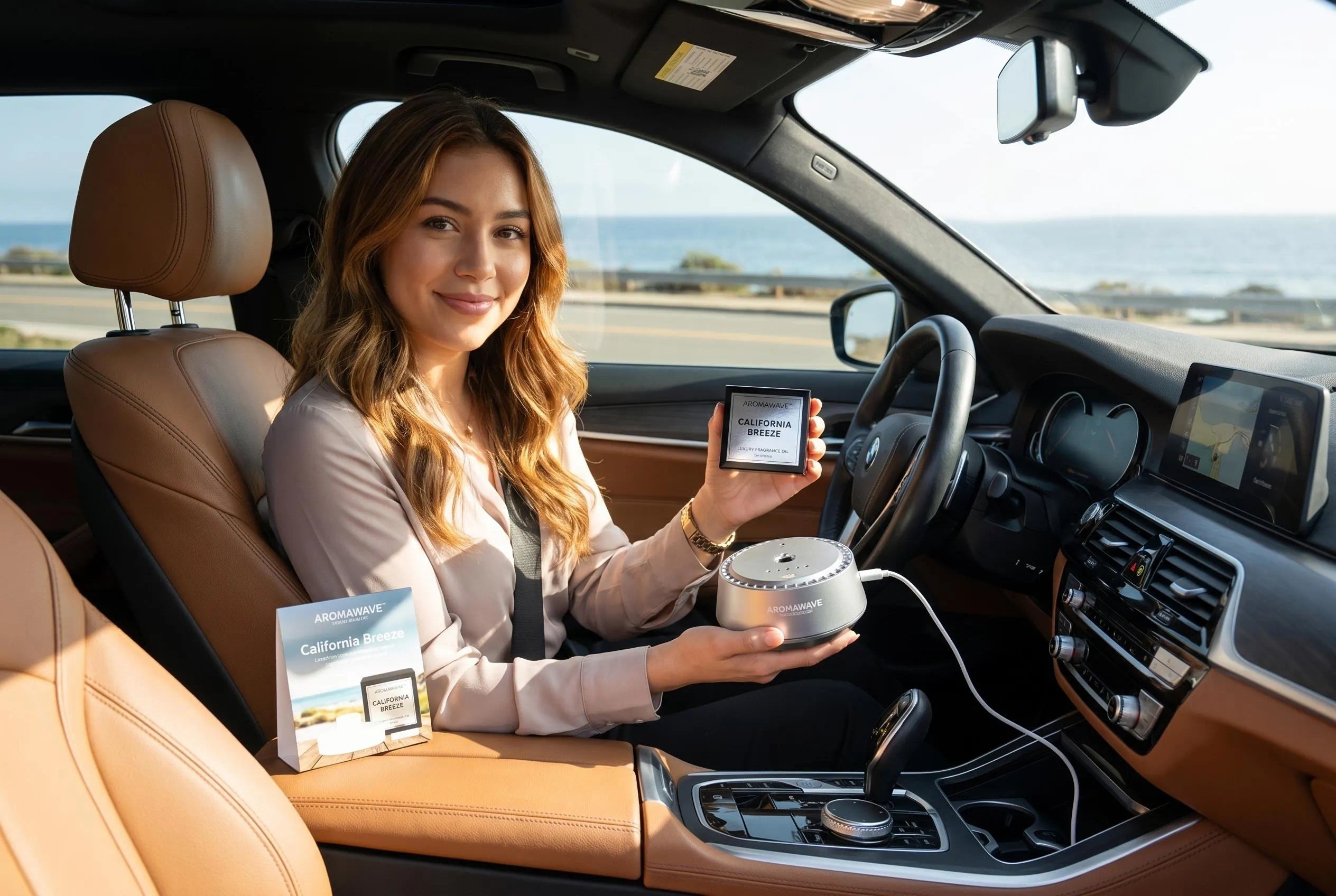 Hotel scent for car Australia Aromawave Neo Sense Pro Car Diffuser hotel-inspired car fragrance oil