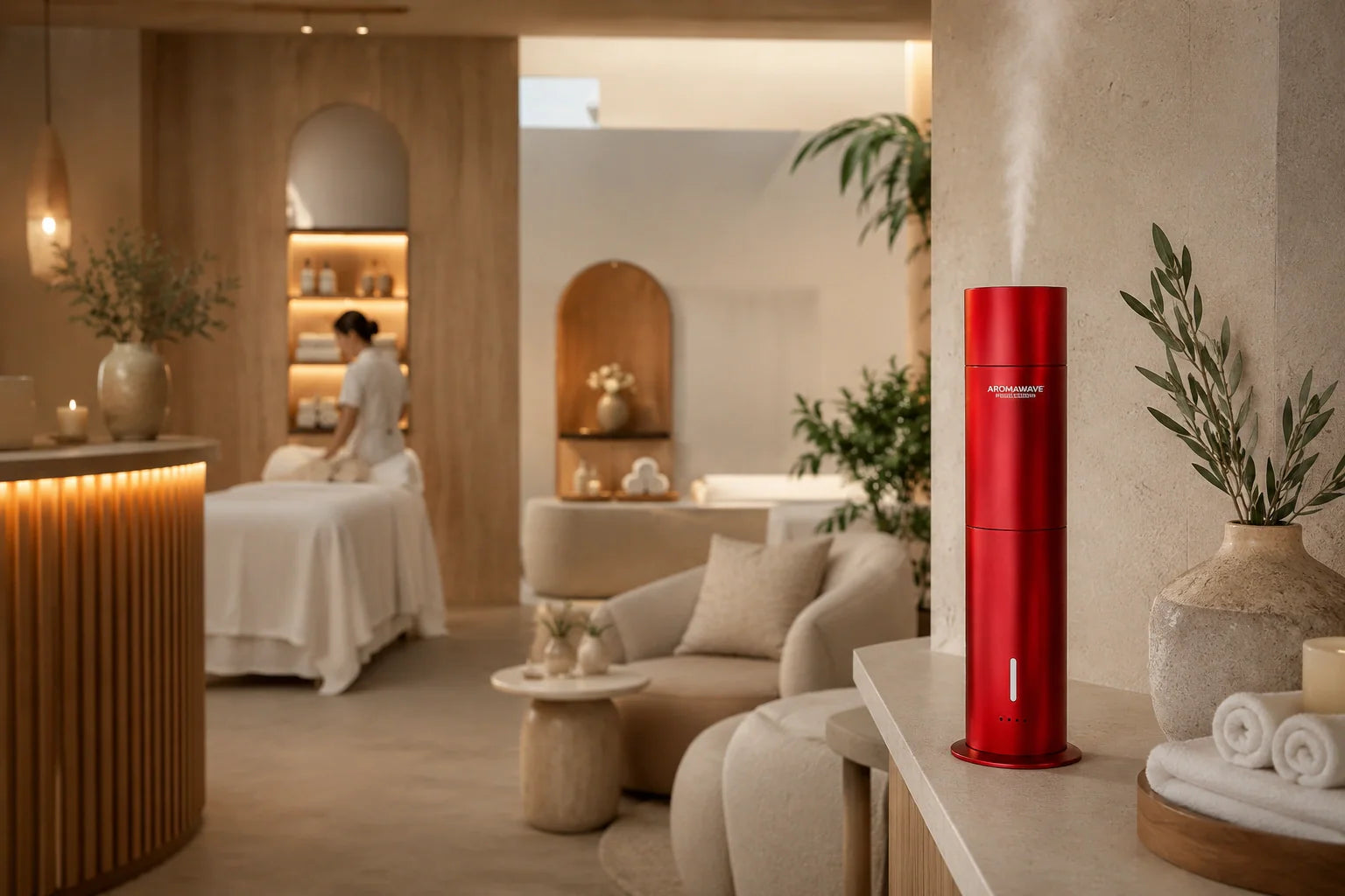 Spa and wellness centre scenting Australia. Aromawave cold air scent diffuser guide for Australian day spa and wellness centre owners and managers
