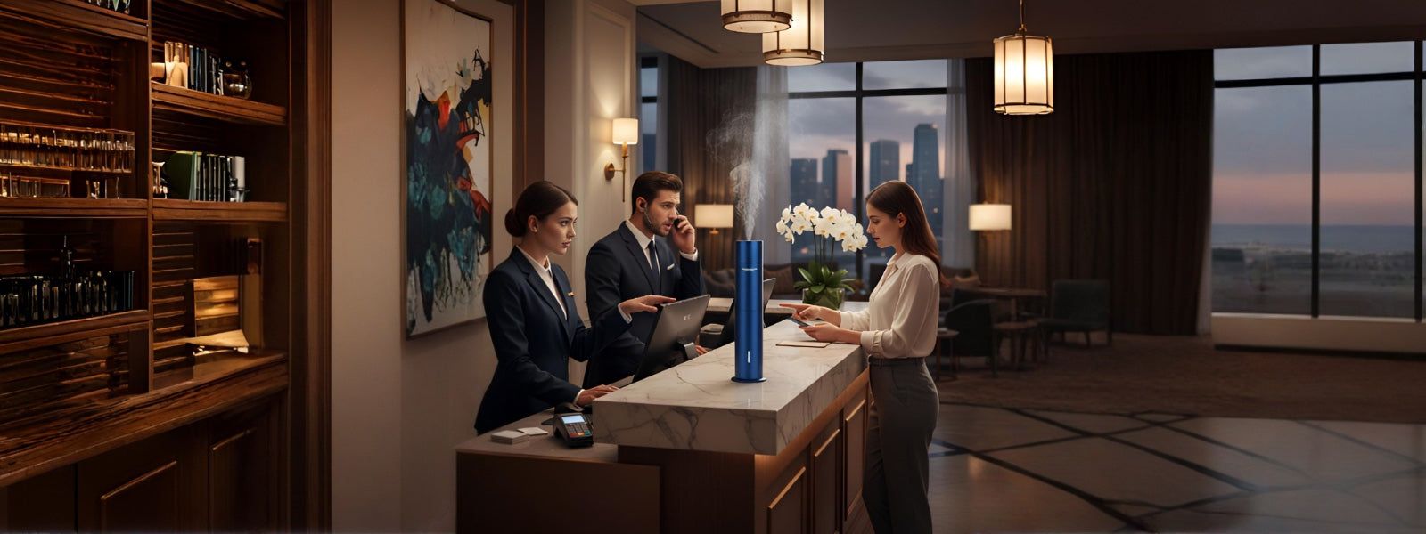 Hotel scenting Australia luxury hotel lobby fragrance atmosphere with cold air diffusion