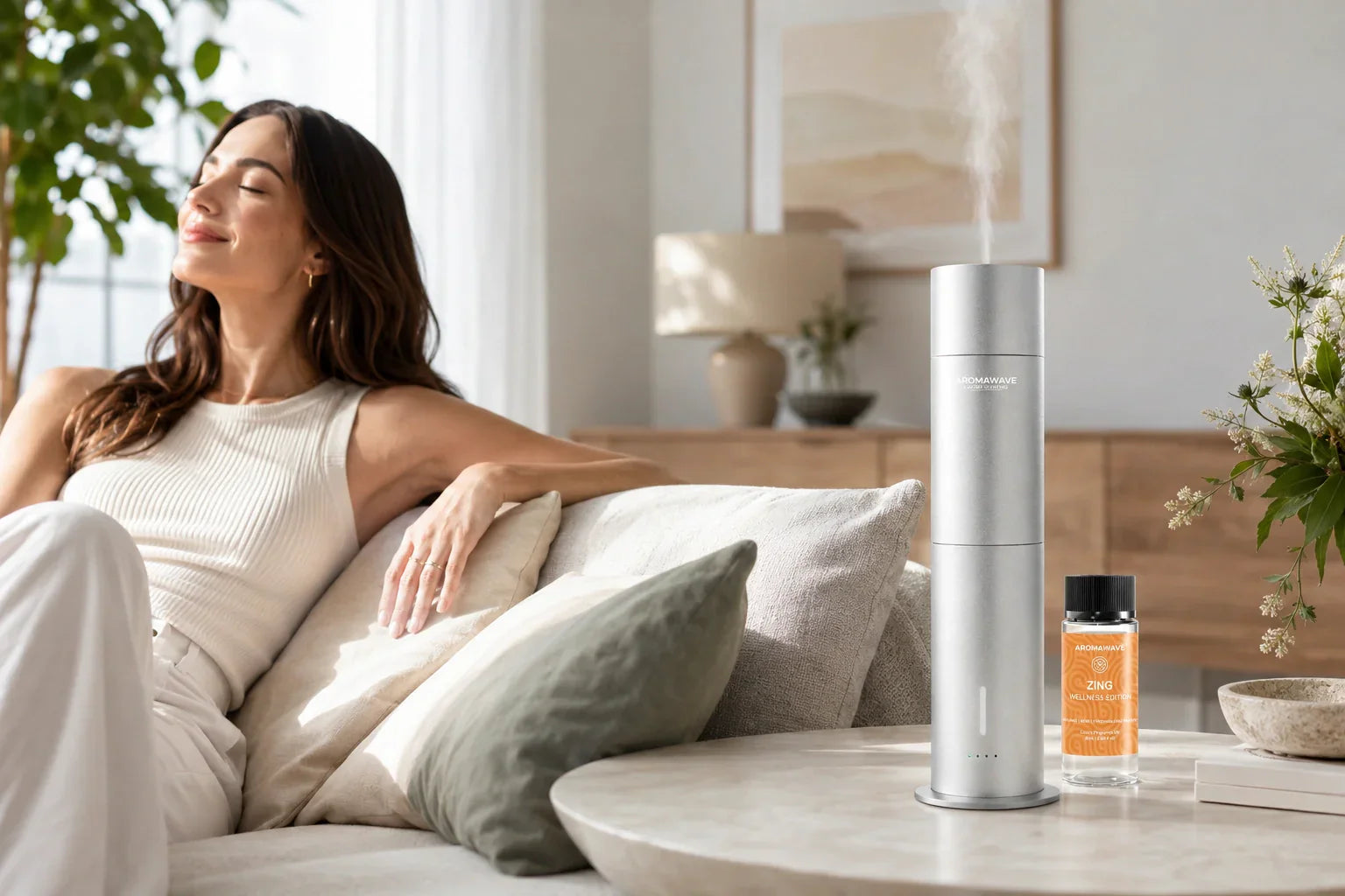 Zing fragrance oil Australia. Aromawave Wellness Edition Orange Musk Szechuan Chili Pepper cold air diffuser guide