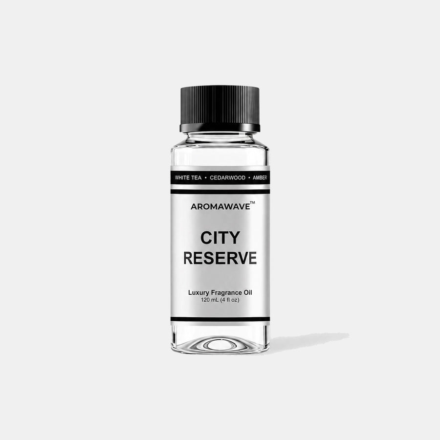 Aromawave City Reserve 120 mL fragrance oil, waterless diffuser oil