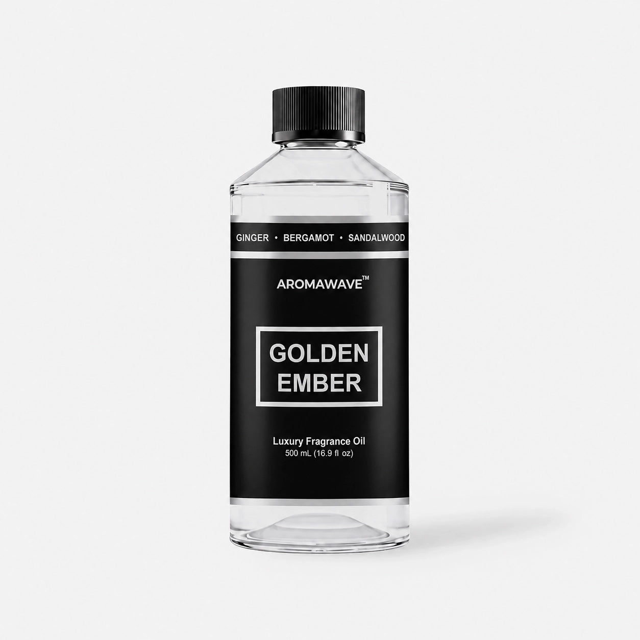 Aromawave Golden Ember 500 mL fragrance oil, waterless diffuser oil
