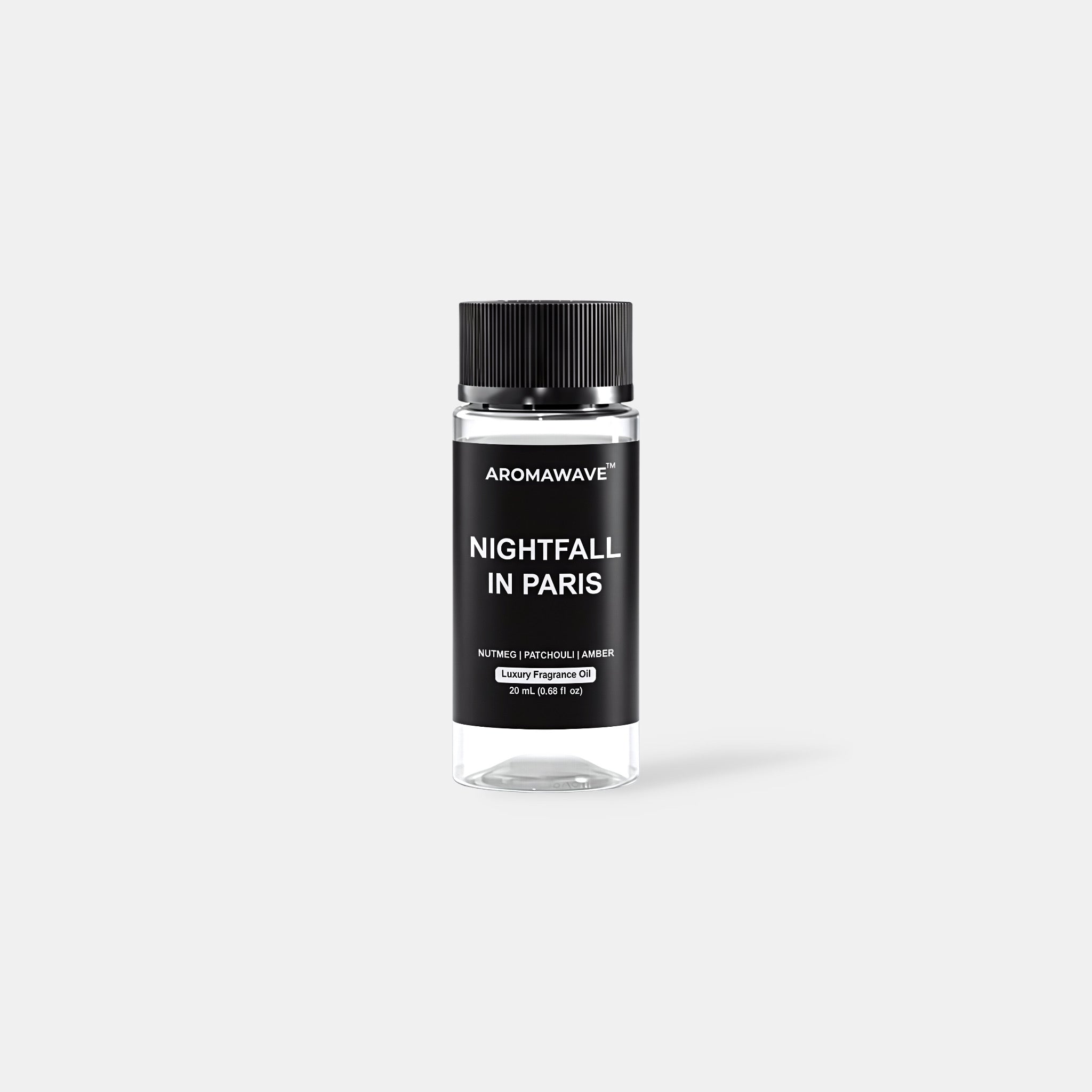 Nightfall in Paris 20ml luxury fragrance oil by Aromawave crafted for waterless diffusers with a warm sensual scent.