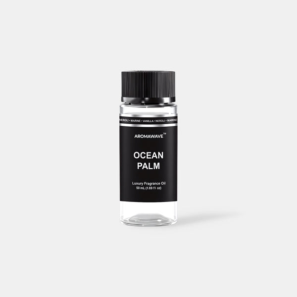Ocean Palm 50ml fragrance oil by Aromawave New Zealand, Neroli Marine Vanilla, Atlantis Paradise Island hotel inspired