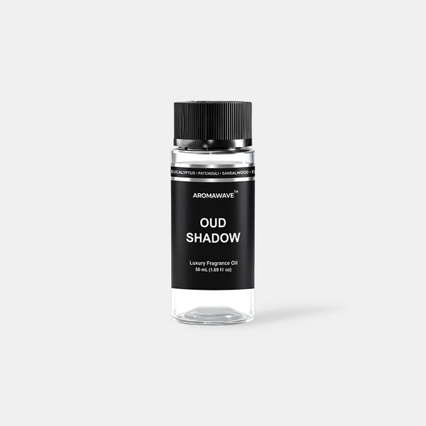 Oud Shadow 50ml fragrance oil by Aromawave New Zealand, Eucalyptus Patchouli Sandalwood, Tom Ford Oud Wood inspired