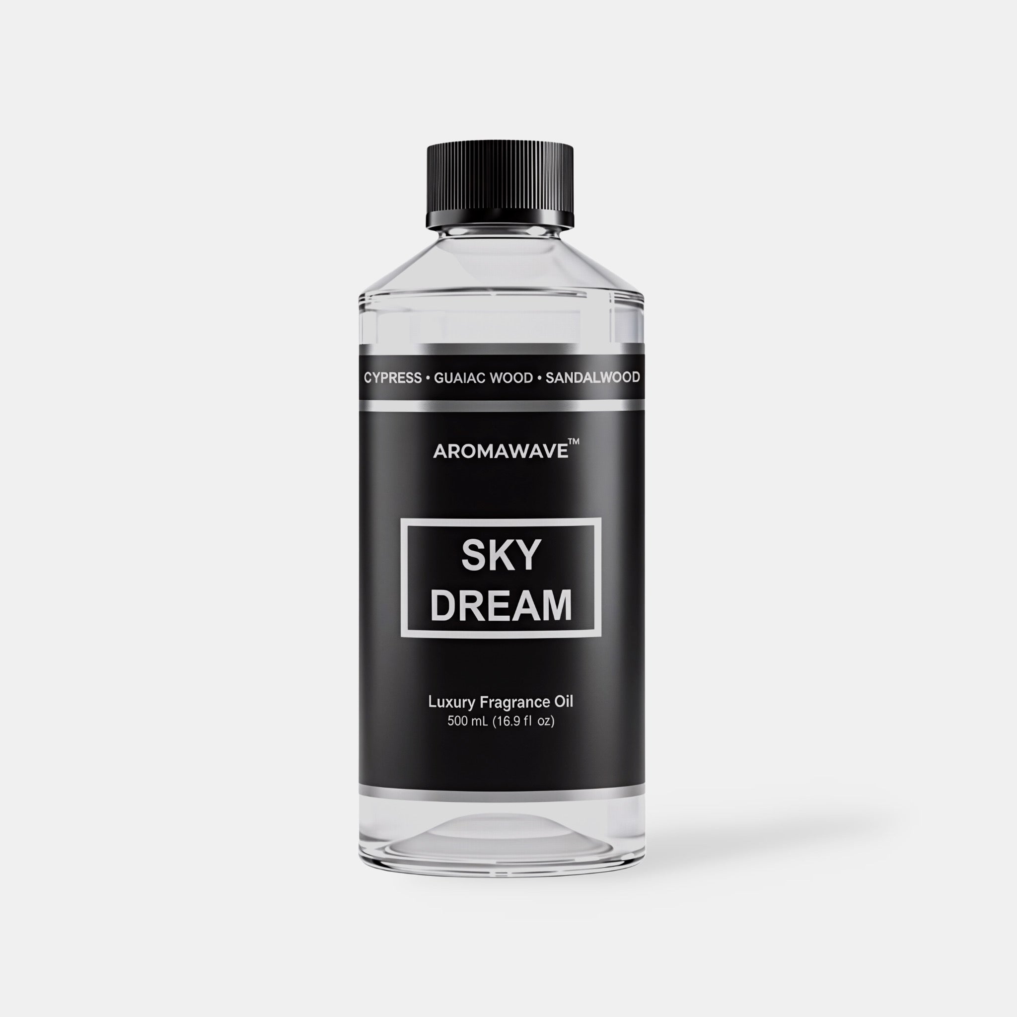 Sky Dream 500ml luxury fragrance oil by Aromawave ideal for large spaces and professional diffuser systems
