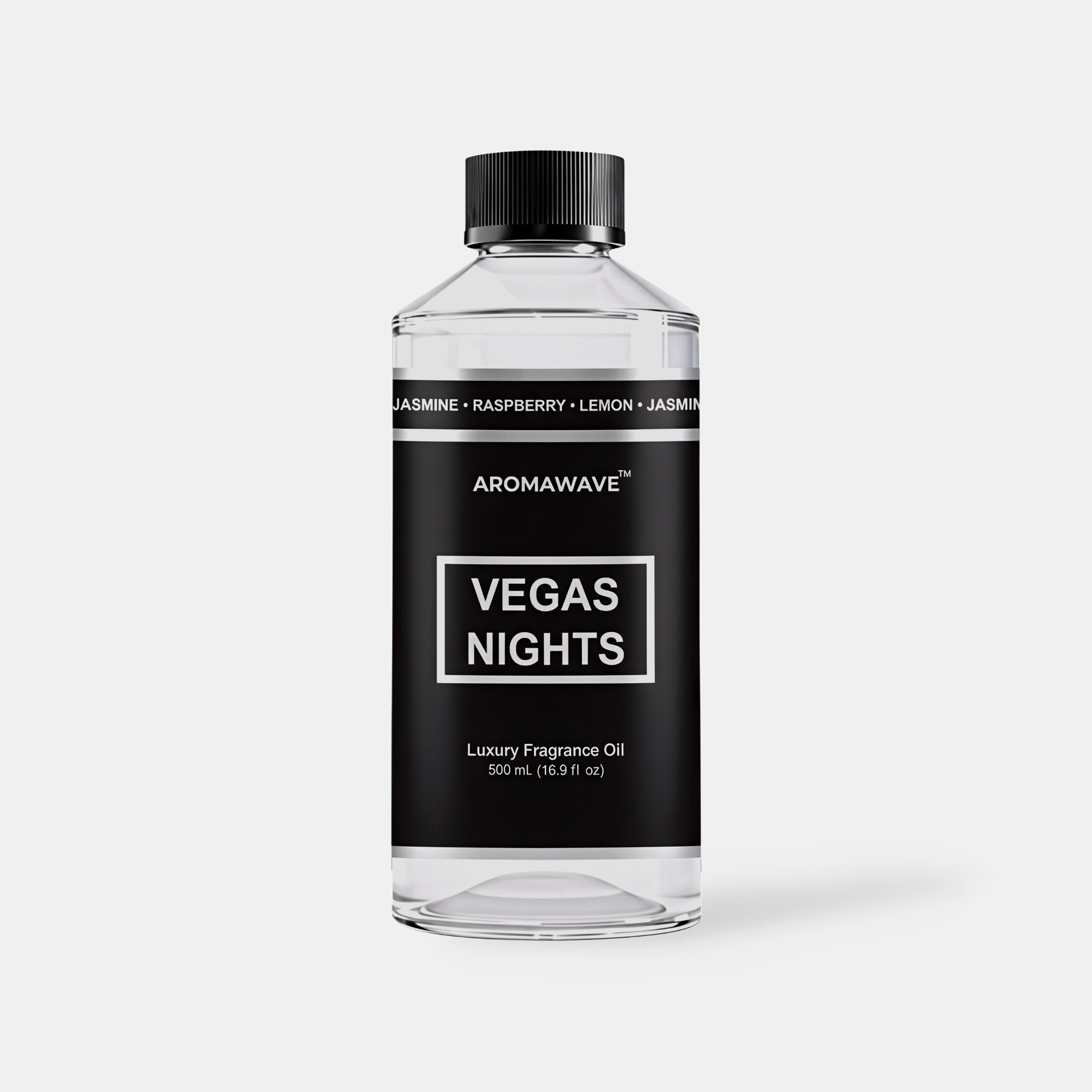 Vegas Nights 500ml hotel-inspired fragrance oil by Aromawave ideal for large spaces and professional diffuser systems
