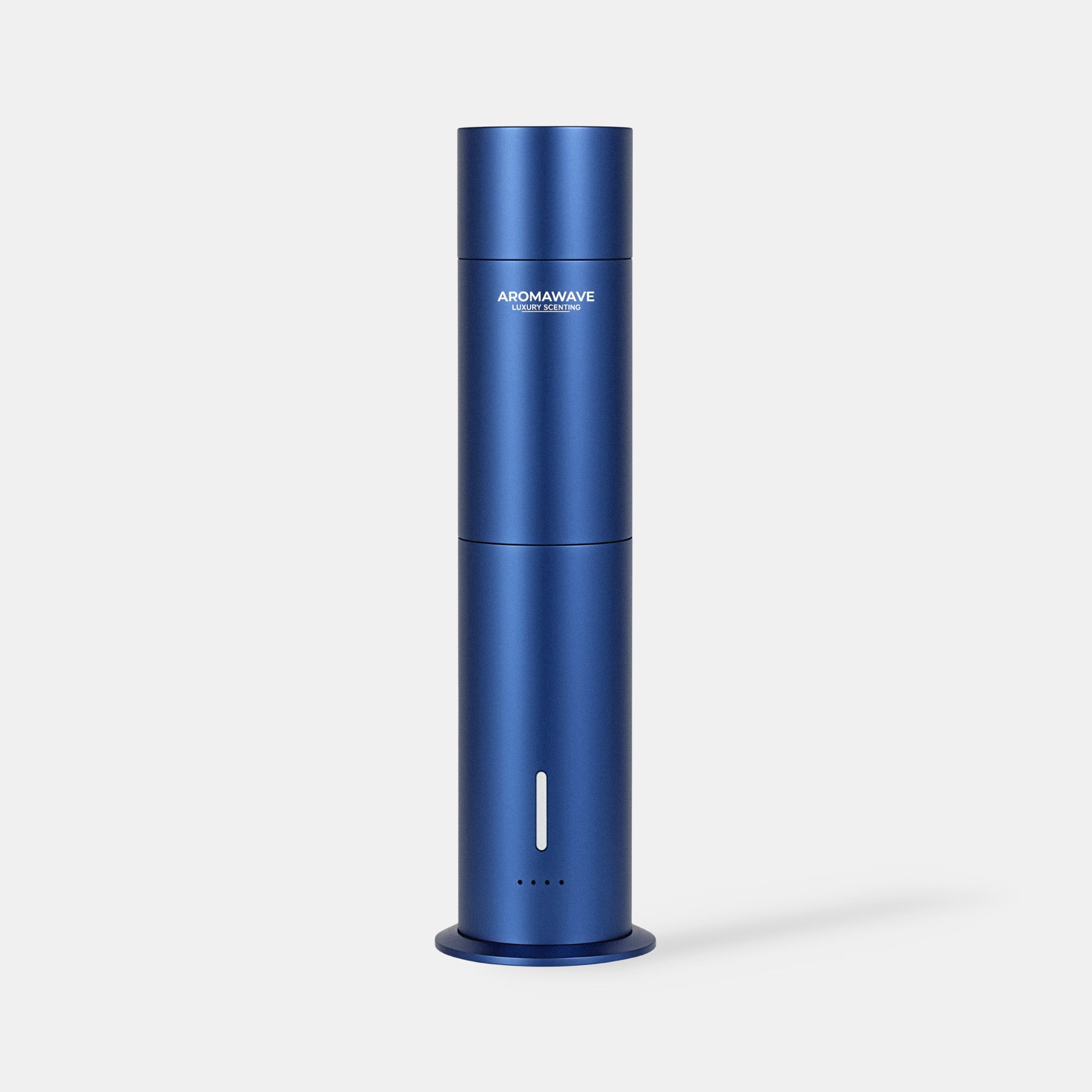 Aromawave wireless ultra smart scent diffuser in blue with rechargeable cordless design